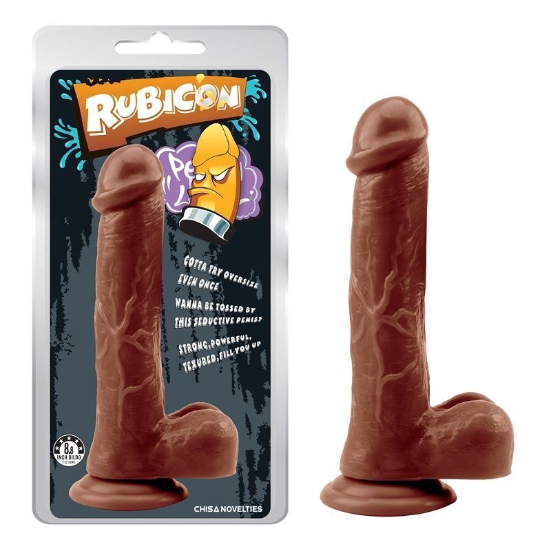 Фаллоимитатор коричневый 22,5 см Rubicon CHISA