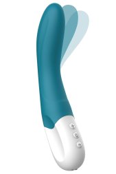 Вибратор точки G Liebe Bend It Rechargeable Ocean Blue, 10 режимов, очень мощный, гибкий ствол