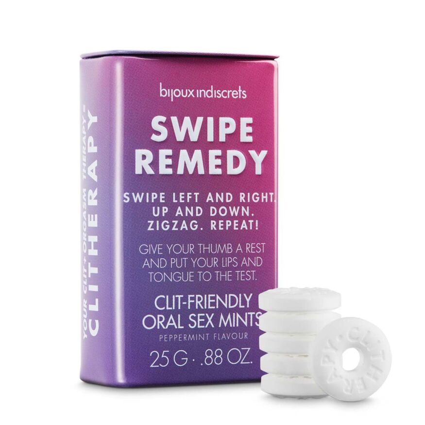 Распродажа! Мятные конфеты Bijoux Indiscrets Swipe Remedy  -  clitherapy oral sex mints, срок 11.04.26