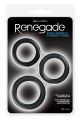Набор эрекционных колец для пениса NS Novelties Renegade черный