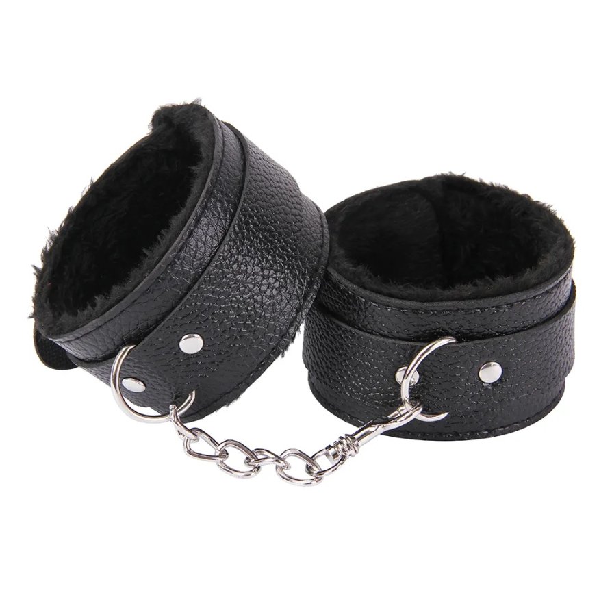 Наручники с мехом SKN-C050, BLACK