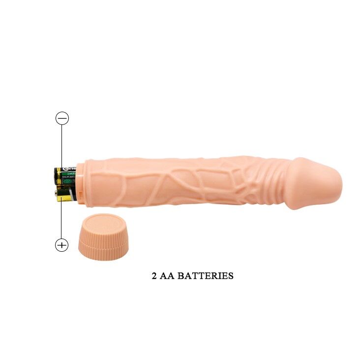 Член с вибрацией - Barbara Bob Vibrator 8,8" Flesh