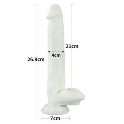 Фалоімітатор, світиться в темряві - Lumino Play Dildo 10.5"