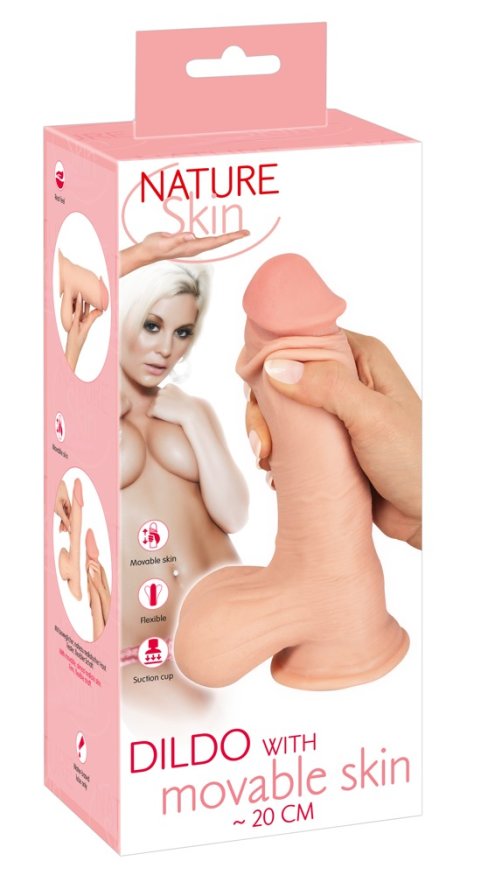 Фалоімітатор - NS Dildo with movable skin 20