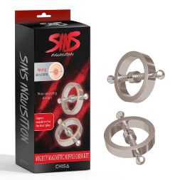 Затискачі для сосків пружинні Chisa Sins Metal, сріблясті