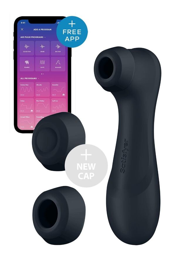 Смарт-вибратор с эффектом пульсации Satisfyer Pro 2 Generation 3 черный