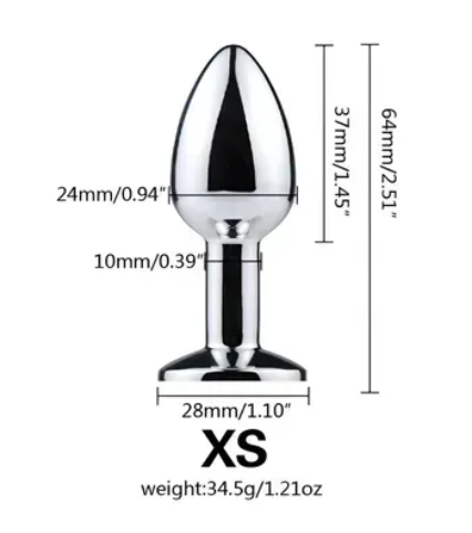 Анальная пробка с хвостом SKN-L04 ( размер XS )