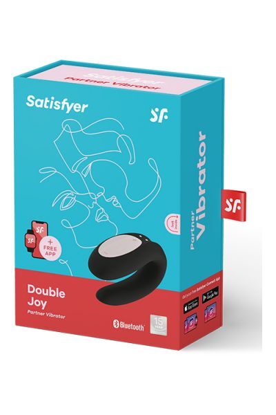 Вибромассажер для пар SATISFYER DOUBLE JOY BLACK              