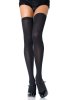 Черные матовые чулки до бедра от Leg Avenue OS Black