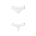 Трусики-бразилиана из хлопка PS005 PANTIES white M - Passion