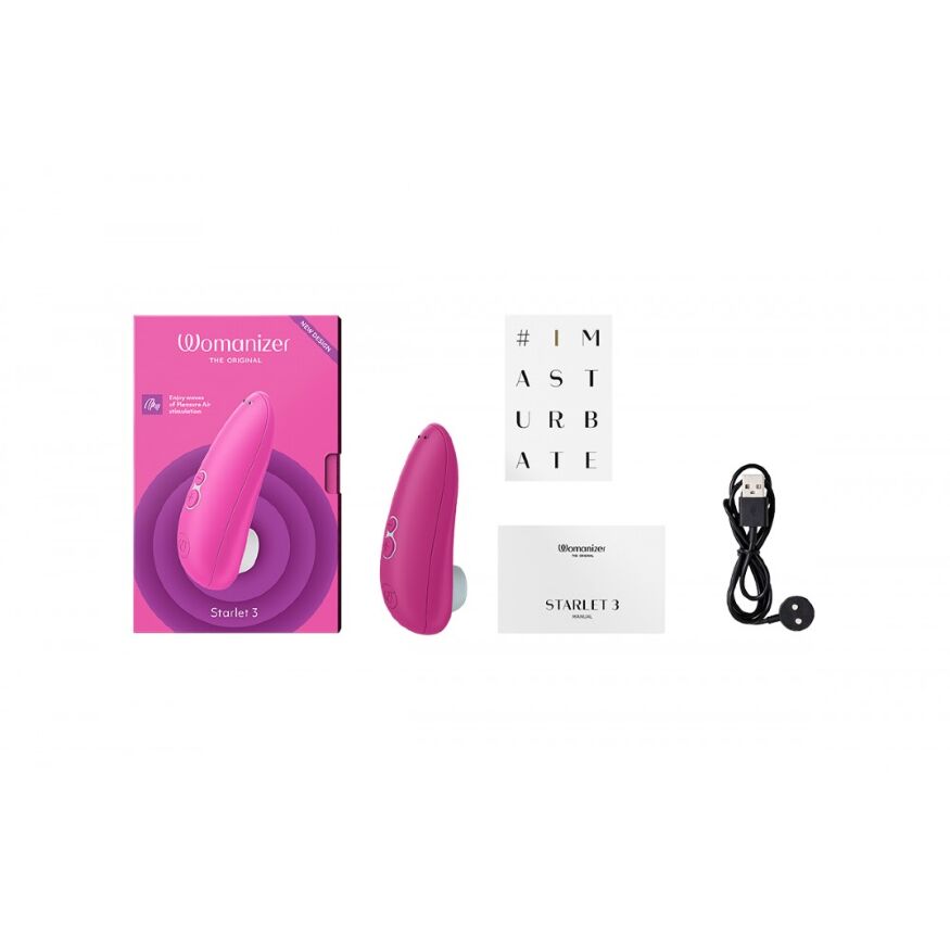 Вакуумный клиторальный стимулятор Womanizer Starlet 3 Pink