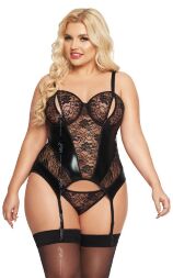 Корсет - Jessica, black - 2XL