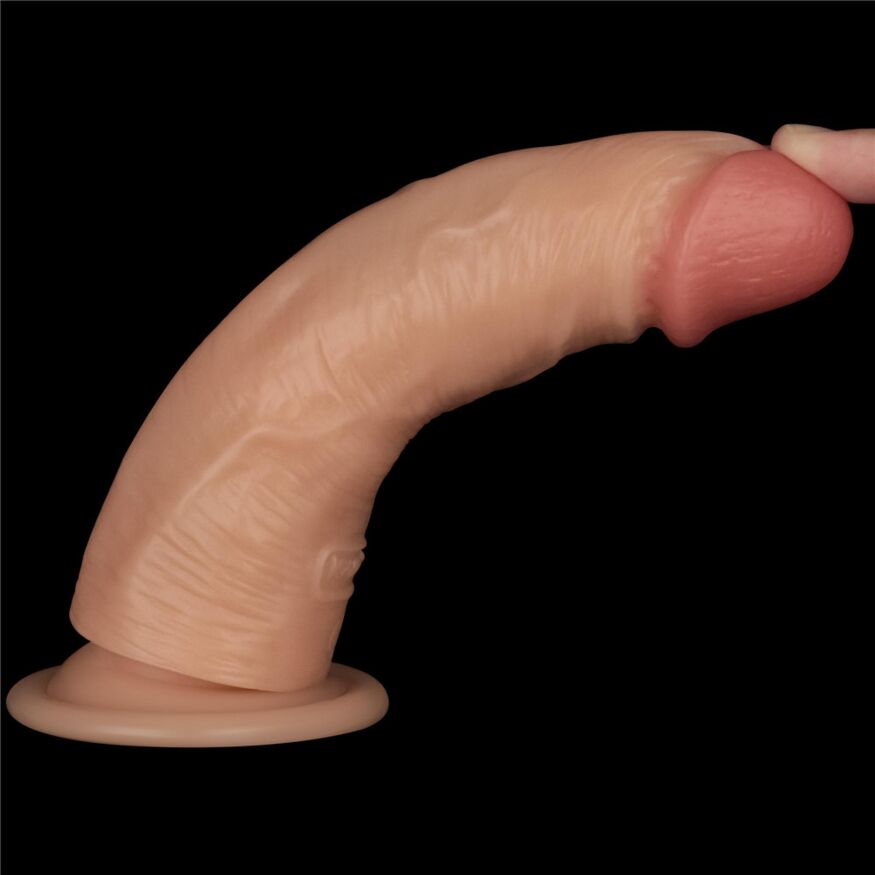 Вибратор реалистик - LoveToy Vibrating Power Basics Cock 7''