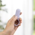 Эрекционное кольцо с вибрацией SVR Iroha для пары, силиконовое, сиреневое, 9 х 3.8 см