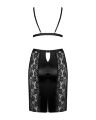 Комплект Obsessive Blanita (бюстгальтер и юбка) Black L\XL