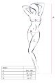 Бодистокинг BS021 Black Passion, с открытым доступом, черный, S/L