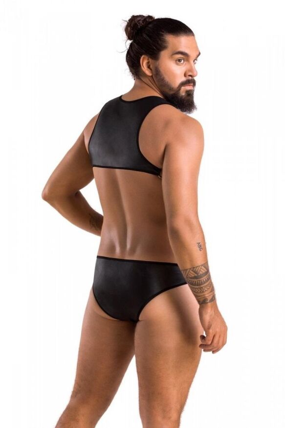 Боді чоловіче Passion ADAM 056 Black L/XL
