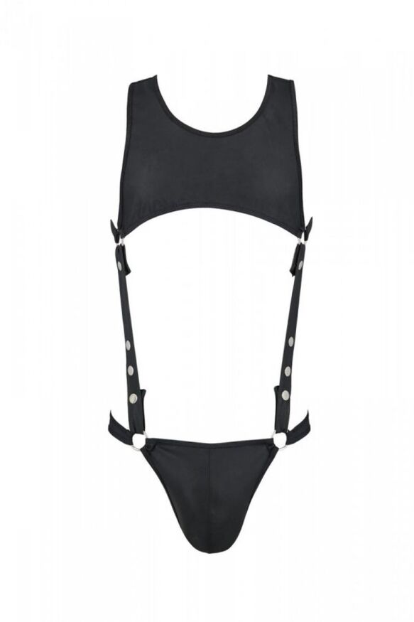 Боді чоловіче Passion ADAM 056 Black L/XL