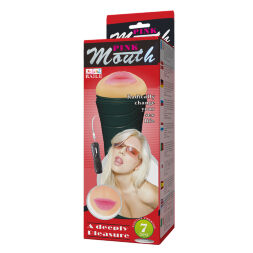 Мастурбатор ротик з вібрацією - Masturbator Cup, Vibration Mouth