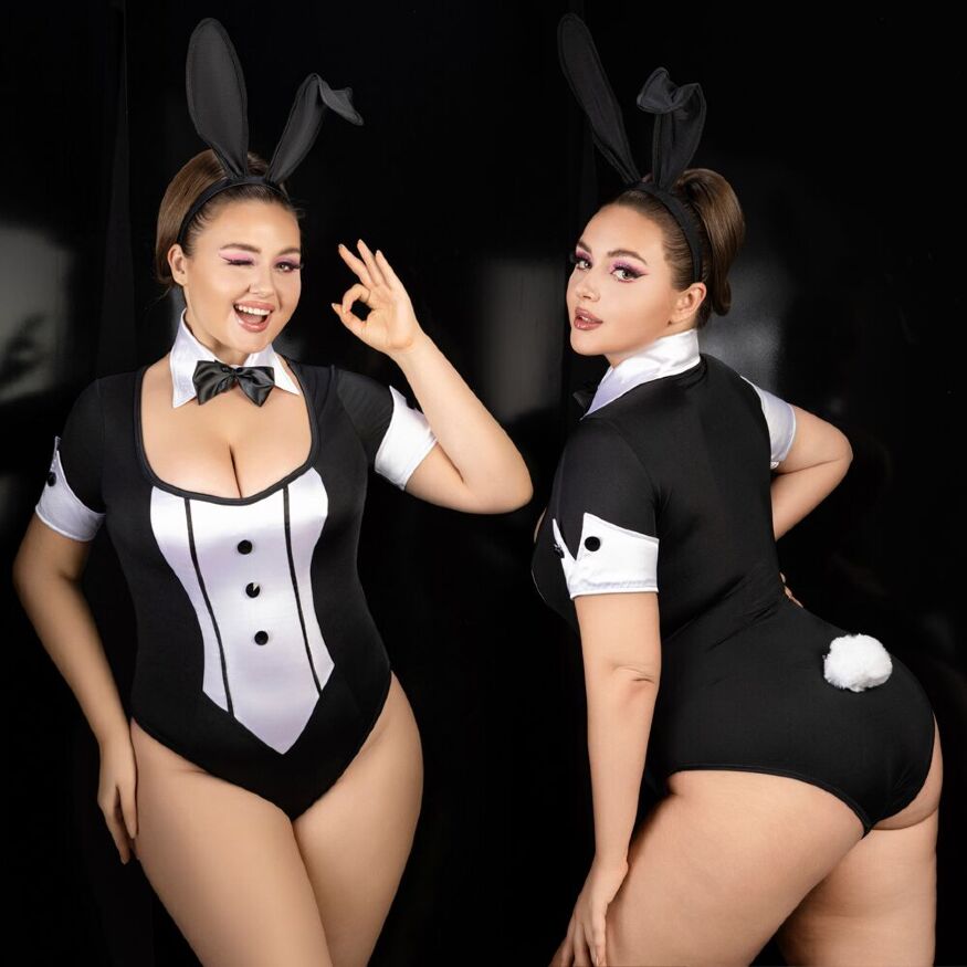 Эротический костюм зайки JSY P61102 Plus Size
