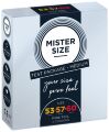 Тестбокс/Комплект из 3-х презервативов Mister Size 53-57-60, для определения идеального размера