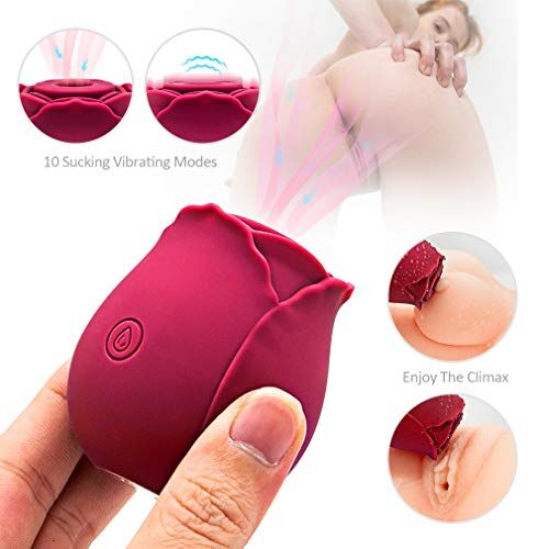 Вакуумний кліторальний стимулятор Chisa Rose Petal (Rose Red)