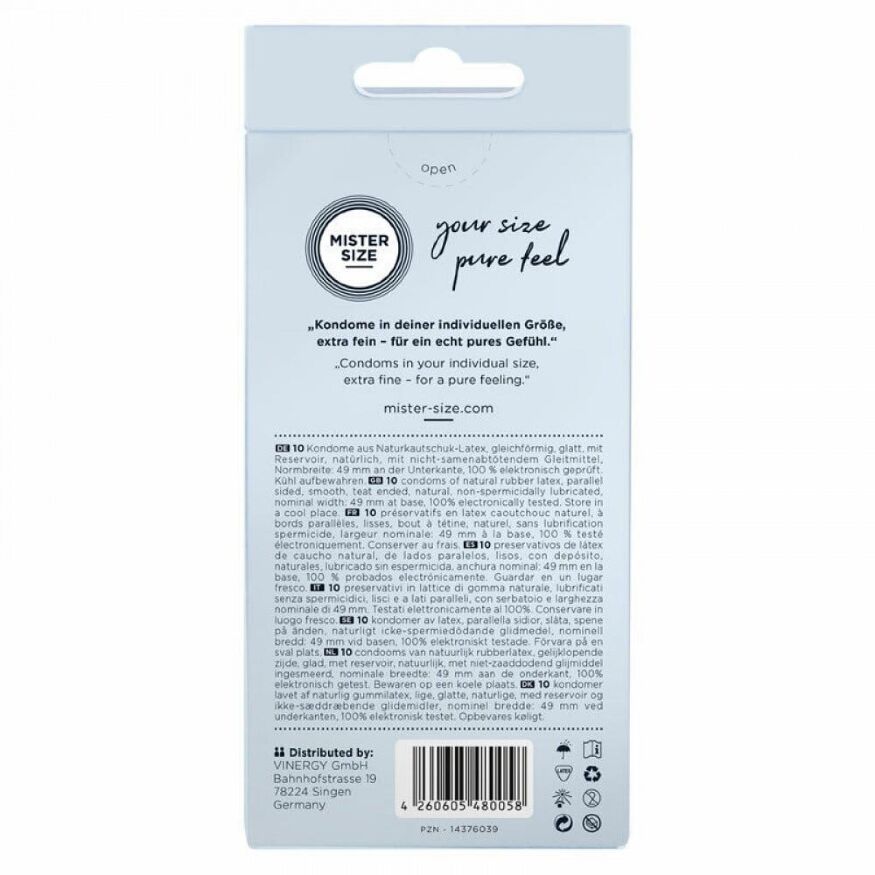 Презервативы Mister Size 64mm, 10 шт