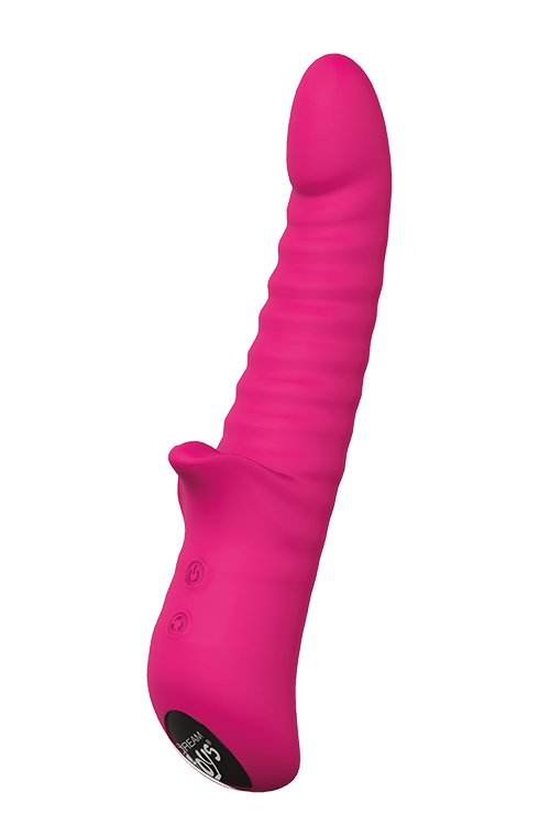 Двойной вибратор Dream Toys VIBES OF LOVE HONEY BEAR MAGENTA
