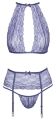Комплект сексуальний Kissable Suspender Set S/M