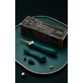 Вибратор двухсторонний универсальный Zalo Bess с насадками Black