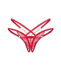 Трусики Obsessive Matildea crotchless thong L/XL