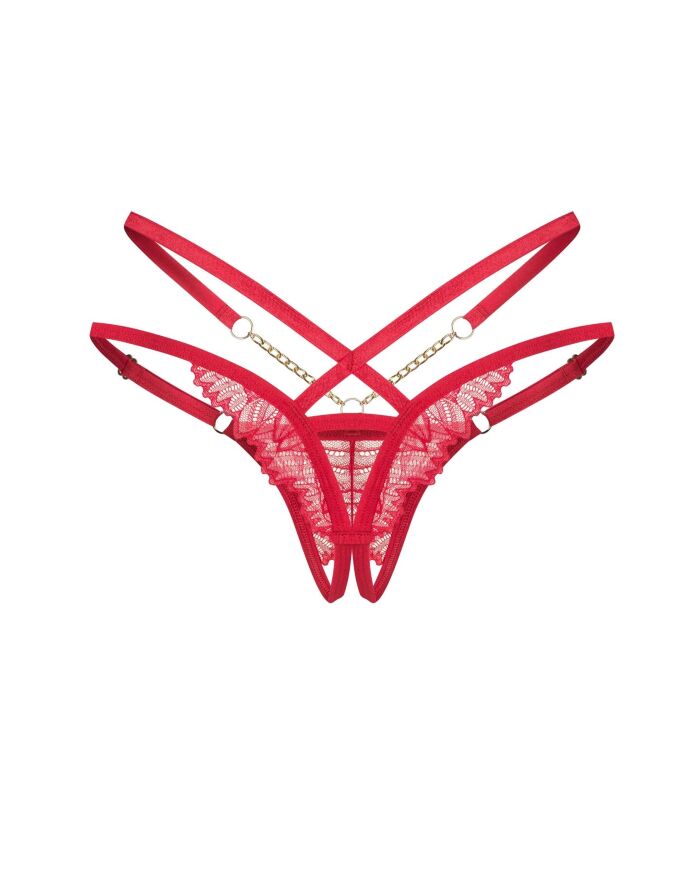 Трусики Obsessive Matildea crotchless thong L/XL