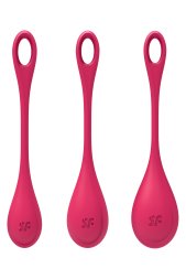 Набір вагінальних кульок Satisfyer Yoni Power 1 червоний