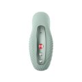 Накладной вибратор Fun Factory LAYA 3 sage green, эффект постукивания пальцем