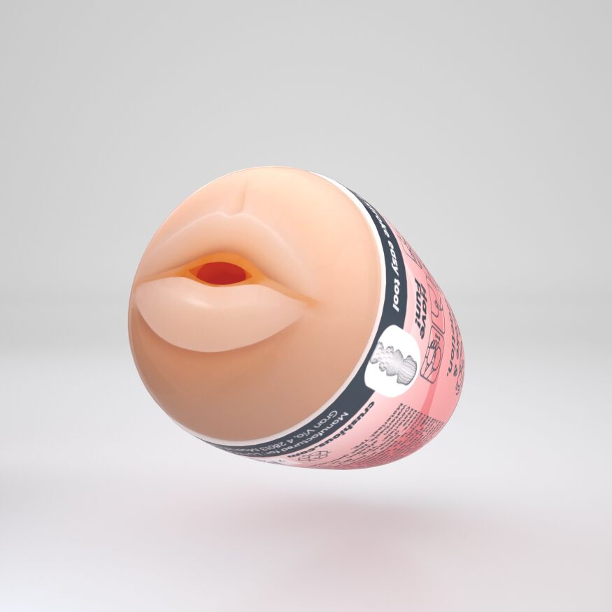 Мастурбатор-яйце, рот CRUSHIOUS EZY EGG THE Mouth, реалістичний