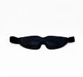 Маска екошкіра з вирізом Blindfold, чорна