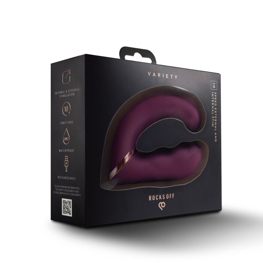 Вибратор Rocks Off Gemini Burgundy