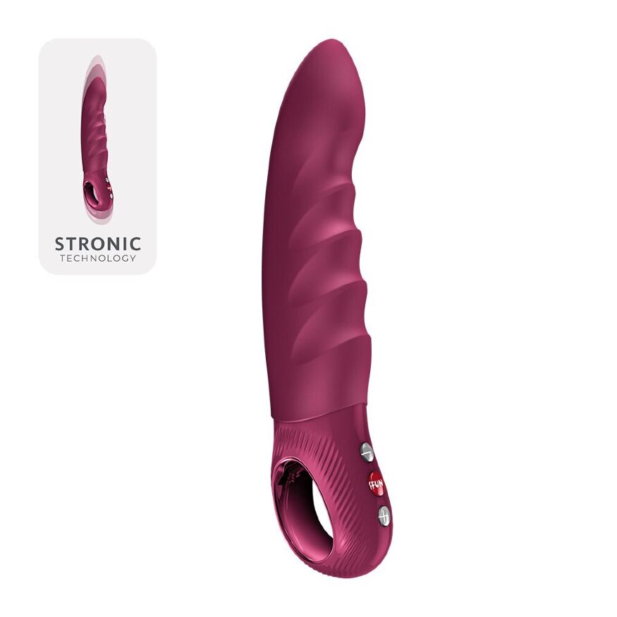 Пульсатор Fun Factory Stronic Deep, Wine Red, 8 режимов работы, перезаряжаемый