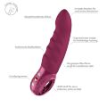 Пульсатор Fun Factory Stronic Deep, Wine Red, 8 режимов работы, перезаряжаемый