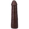 Черный член из киберкожи Doc Johnson The Realistic Cock ULTRASKYN - 7 Inch Chocolate