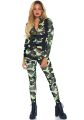 Эротический костюм десантницы Leg Avenue Pretty Paratrooper L, комбинезон, портупея