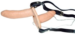 Страпон подвійний з вібрацією - Strap-On Duo
