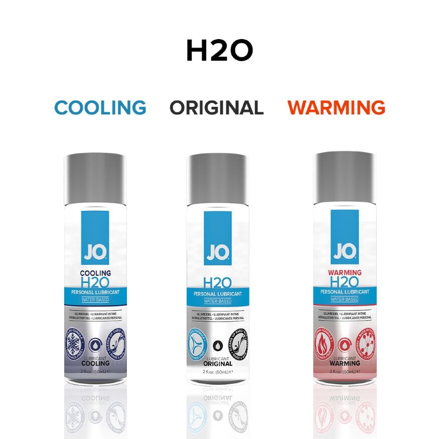 Согревающая смазка на водной основе System JO H2O WARMING (120мл) с экстрактом перечной мяты