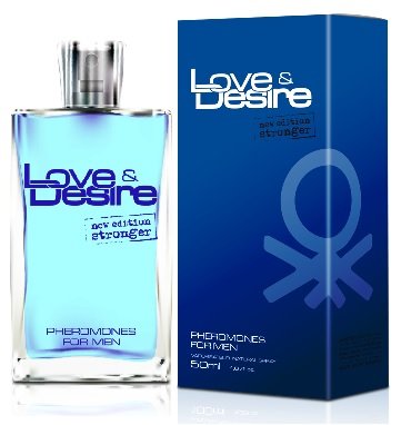 Туалетна вода з феромонами для чоловіків Love &amp; Desire for Men, 50 ml