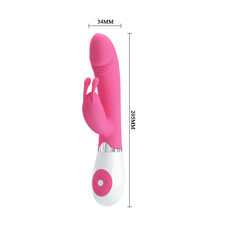Вибратор – кролик Pretty Love Gene Vibrator Light Pink
