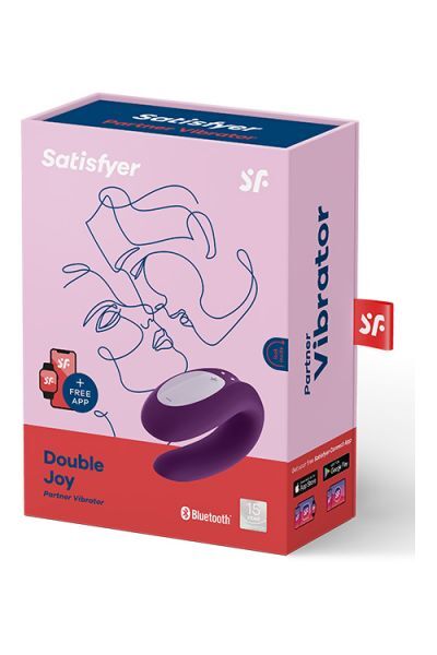 Вибромассажер для пар SATISFYER DOUBLE JOY PURPLE             