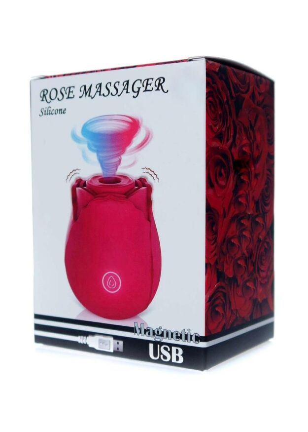 Вакуумный клиторальный стимулятор - Rose Massager