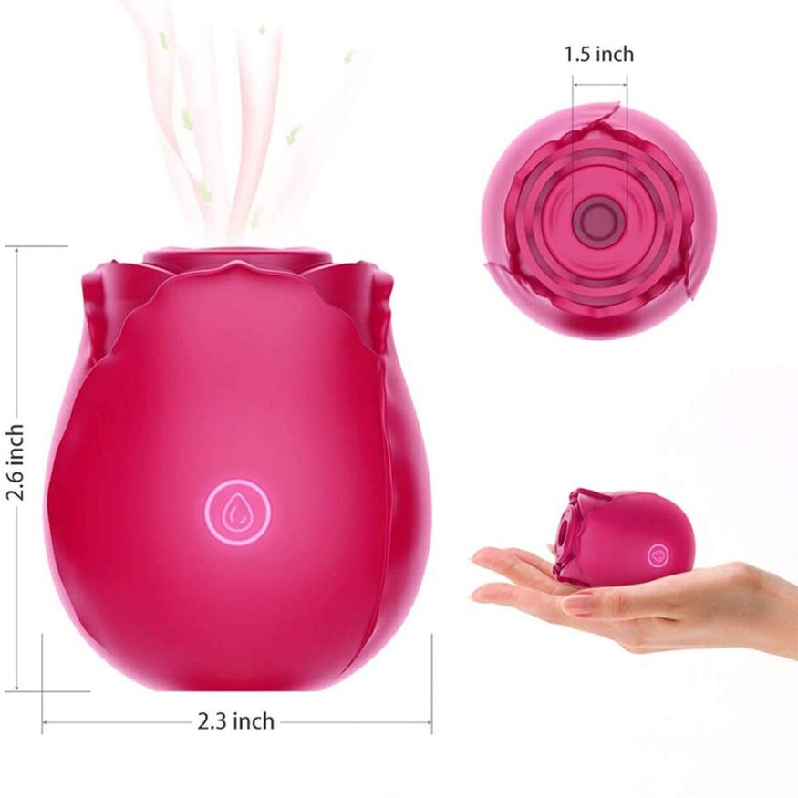 Вакуумный клиторальный стимулятор - Rose Massager