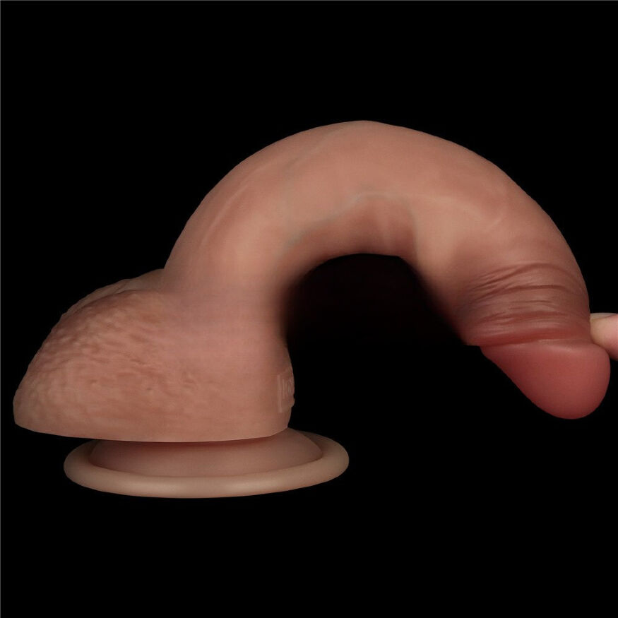 Фалос с подвижной кожей - Sliding Skin Pro Dual Layer Silicone Dong 7.5''