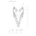 Еротичний боді з малюнком Passion LOVELIA BODY L/XL, white
